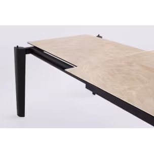 Stół rozkładany ASIRI BLACK 180/250x100 - czarny
