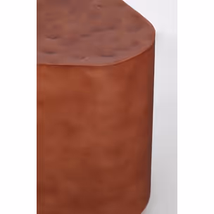 Zestaw dwóch stolików metalowych JASLEEN TERRACOTTA - ceglany