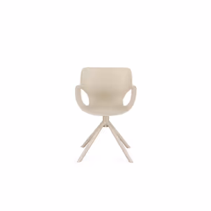 Krzesło z tworzywa LENNON BEIGE - beżowy