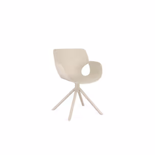 Krzesło z tworzywa LENNON BEIGE - beżowy