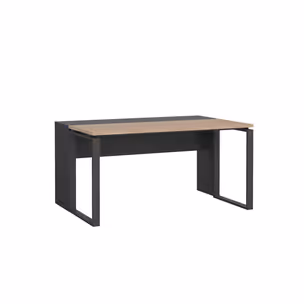 Biurko z przedłużeniem SIGN 150 cm - jackson hickory/szary mat