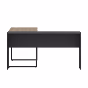Biurko z przedłużeniem SIGN 150 cm - jackson hickory/szary mat