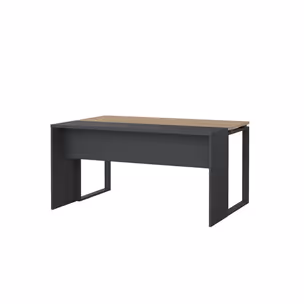 Biurko z przedłużeniem SIGN 150 cm - jackson hickory/szary mat