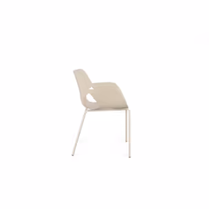 Krzesło z tworzywa LENNOX BEIGE - beżowy