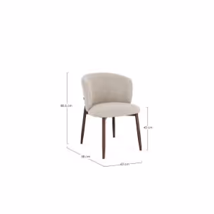 Krzesło Amalia Beige dostępne w 48H
