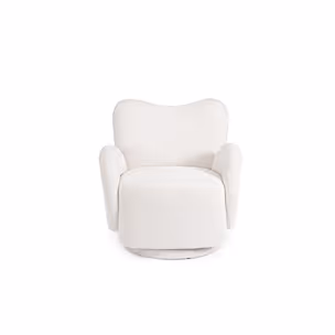 Fotel obrotowy HARPER WHITE - biały