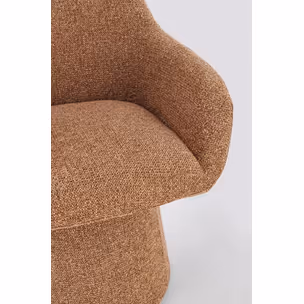 Fotel obrotowy ANTARA TERRACOTTA - brązowy