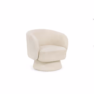 Fotel kubełkowy obrotowy JULIENNE SHELL - beżowy