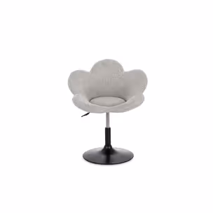 Fotel na podnośniku FLEUR BEIGE - beżowy/czarny