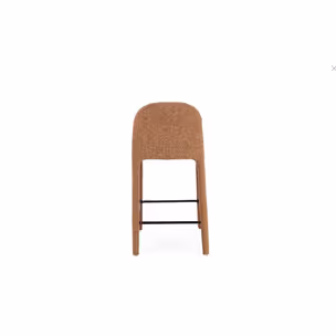 Hoker tapicerowany ANTARA TERRACOTTA - brązowy