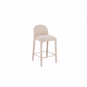 Hoker tapicerowany ANTARA BEIGE - beżowy