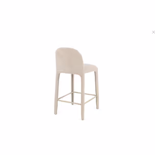 Hoker tapicerowany ANTARA BEIGE - beżowy