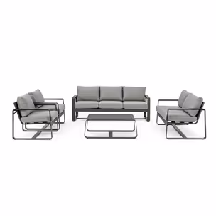 Sofa ogrodowa 3-osobowa MERRIGAN - grafitowy