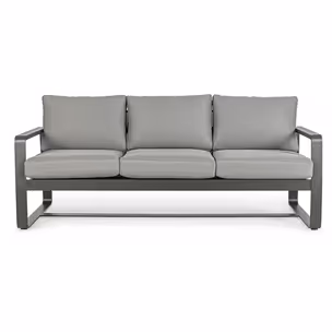 Sofa ogrodowa 3-osobowa MERRIGAN - grafitowy