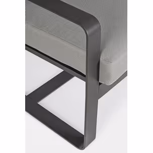 Sofa ogrodowa 2-osobowa MERRIGAN - grafitowy