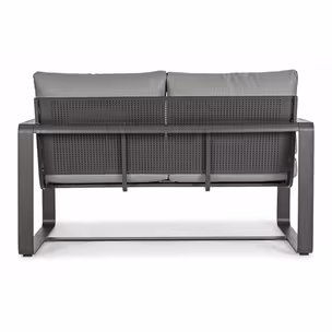 Sofa ogrodowa 2-osobowa MERRIGAN - grafitowy