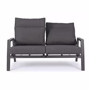 Sofa ogrodowa 2-osobowa ANTRACITE - antracyt