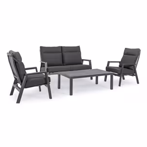 Sofa ogrodowa 2-osobowa ANTRACITE - antracyt