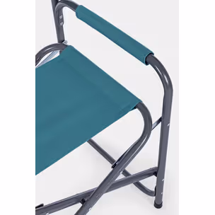 Krzesło ogrodowe reżyserskie OLBIA TURQUOISE - turkusowy