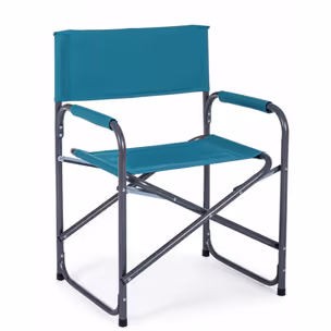Krzesło ogrodowe reżyserskie OLBIA TURQUOISE - turkusowy