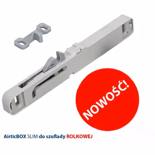 Hamulec do prowadnic rolkowych AirticBOX Slim - szary / kpl. 2 szt.