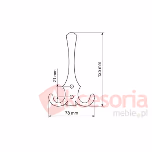 Wieszak ZnAl WP59 Chrom