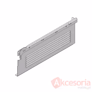 Szuflada METABOX 320H H=150mm Wysuw75% SZARA dł.55cm Blum