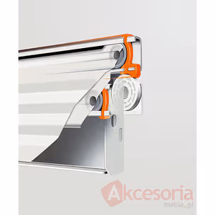 Szuflada METABOX 320H H=150mm Wysuw75% SZARA dł.55cm Blum