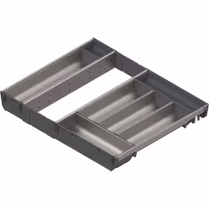Wkład na sztućce ORGA-LINE do Tandembox - inox / 60x45 cm