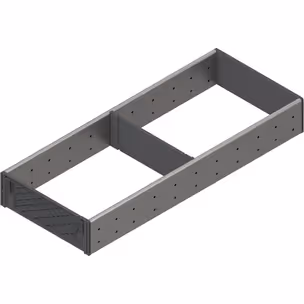 Wkład na sztućce robocze ORGA-LINE do Tandembox - inox / 19.4x50 cm