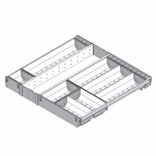 Wkład na sztućce ORGA-LINE do Tandembox - inox / 60x50 cm