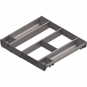 Wkład na sztućce robocze ORGA-LINE do Tandembox - inox / 60x50 cm 