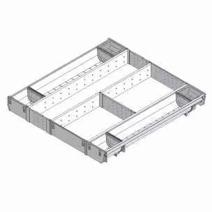 Wkład uniwersalny ORGA-LINE do Tandembox - inox / 60x55 cm 