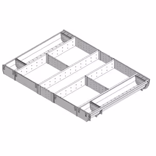 Wkład uniwersalny ORGA-LINE do Tandembox - inox / 80x50 cm 