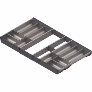 Wkład na sztućce ORGA-LINE do Tandembox - inox / 90x50 cm 