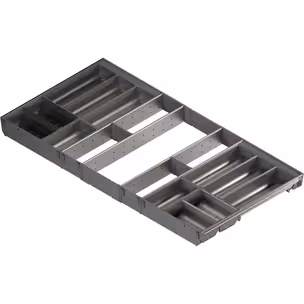 Wkład na sztućce ORGA-LINE do Tandembox - inox / 100x50 cm 