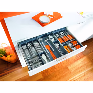 Wkład uniwersalny ORGA-LINE do Tandembox - inox / 100x50 cm 