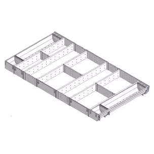 Wkład uniwersalny ORGA-LINE do Tandembox - inox / 100x50 cm 