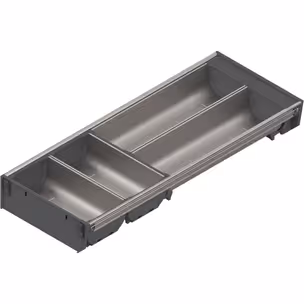 Wkład na sztućce ORGA-LINE do Tandembox - inox / 19.2x50 cm