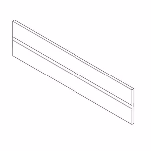 Listwa poprzeczna do przycięcia ORGA-LINE do Tandembox Antaro - szary / dł. 107,7 cm