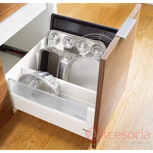 Ścianka Działowa Z46L Do Tandembox dł.50cm Czarna