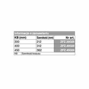Uchwyt na przyprawy ORGA-LINE - ciemnoszary / szer. korpusu 40 cm