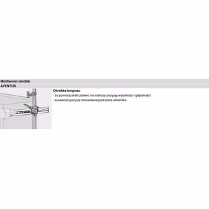 Uniwersalna listwa montażowa Blum 65.1000.01 / dł. 1000 mm