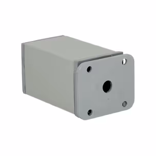 Nóżka kwadratowa z regulacją 4 cm / wys. 7.5 cm - aluminium