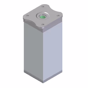 Stopka 40x40 regulowana (CK40.ZP) H100mm. aluminium/tworzywo sztuczne C-0