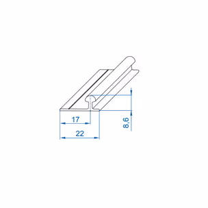 Zestaw ARES 2 AR18 do 2 drzwi przesuwnych / dł. 180 cm / 70 kg