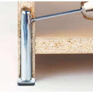 Regulator poziomu 306 CAMAR wbijany w bok płyty / wys. 52 mm