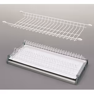Ociekarka VARIANT 1 (2023) + profil pod plecówkę w komplecie 45 metal fluid biały