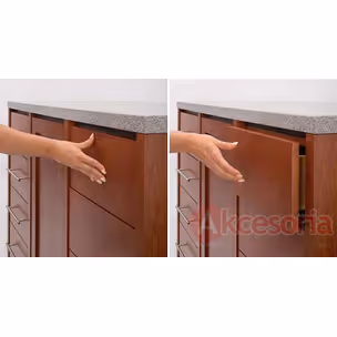 Prowadnica kulkowa 3832HDTR 50cm 45kg Dotykowe Otwieranie Acc