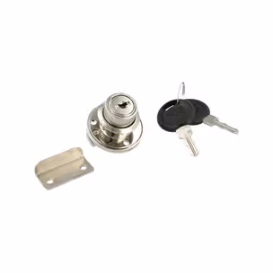 Zamek wciskany Siso FLAP X-9411 - niklowany / fi 19 mm